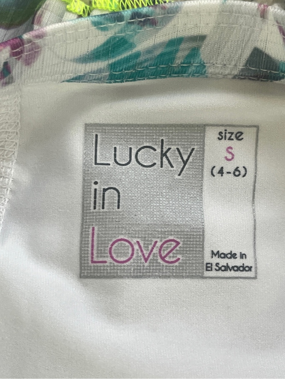 Lucky in Love Tennis pickleball Skirt Womens S Multicolor Tiered Ruffle Trim - Picture 5 of 5